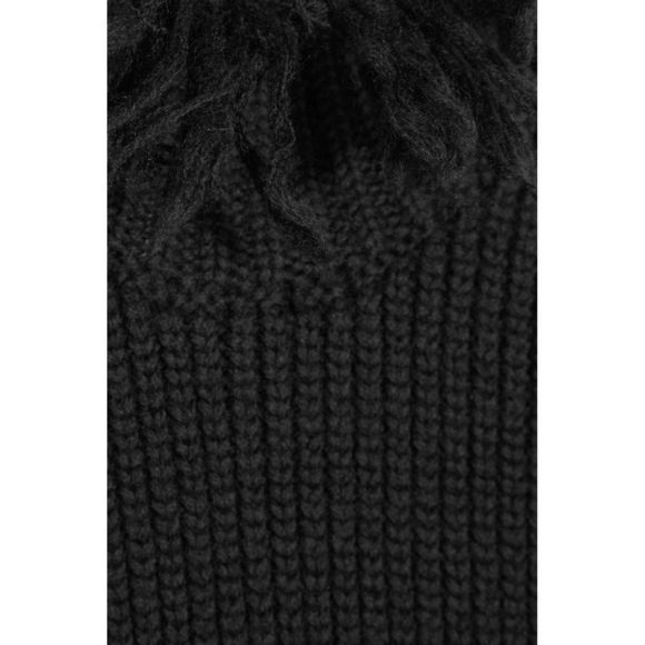 VALENTINO S Maglia Open-back Fringe-trimmed Wool Tunic - Picture 9 of 10